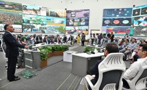 Chairman NDMA Lt. Gen. Inam Haider Malik addressing during NDMA held ceremony on resilience day at NDMA Headquarters in remembrance of 8th October 2005.