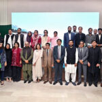 Director General PID, Ms. Tahira Saeeda in a group photograph during a seminar on "Anti-Corruption Awareness Activities-2024 Formation of Character Building Societies (CBS)" at Information Service Academy