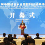 Ambassador of Pakistan to China, Khalil Hashmi speaking at the opening ceremony of 31st China Yangling Agricultural High-Tech Fair (CAF), an internationally renowned platform for agricultural innovation and collaboration, from October 25 to 29