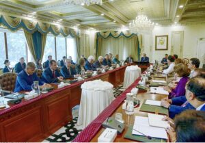 Speaker of the Federation Council of the Federal Assembly of the Russian Federation, H.E. Ms. Valentina Matvienko, calls on Prime Minister Muhammad Shehbaz Sharif