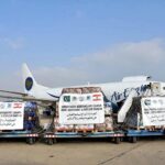 On instructions of Prime Minister, Pak NDMA Dispatched 17th Consignment of 17 tons of relief items for affected people of Lebanon through chartered flight from Jinnah International Airport