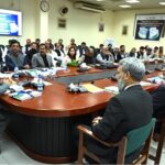Secretary of the Ministry of Federal Education and Professional Training, Muhyuddin Ahmad Wani, presides over the meeting of the launch of the Pakistan Education Statistics Reports 2022-23, highlighting progress in both formal and non-formal education