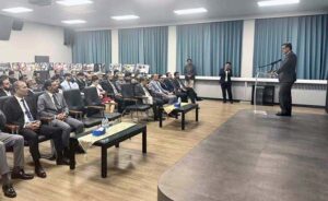 Ambassador of Pakistan to China H.E. Khalil Hashmi speaking at the special event to commemorate 27 October as the Kashmir Black Day organized at the Embassy of Pakistan.