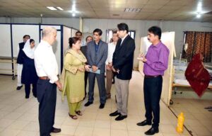 Coordinator to Prime Minister on Health Dr. Mukhtar Bharath visited NIRM Hospital to review the medical facilities.