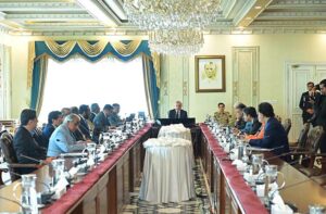 Prime Minister Muhammad Shehbaz Sharif chairs the Federal Cabinet Meeting.