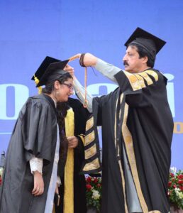 Governor Punjab Sardar Saleem Haider Khan is addressing the 28th Convocation of University of Agriculture Faisalabad (UAF)