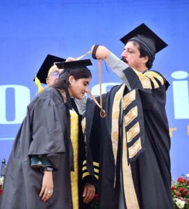 Governor Punjab Sardar Saleem Haider Khan is addressing the 28th Convocation of University of Agriculture Faisalabad (UAF)
