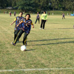 Students in action during 3-day "Girls Sports Carnival 2024" organized by Ministry of Federal Education and Professional Training at Pakistan Sports Complex