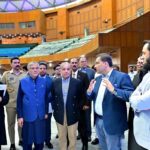 Prime Minister Muhammad Shehbaz Sharif visiting Jinnah Convention Centre to review preparations for the upcoming SCO Head of the Governments Summit
