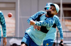 Pakistan Cricket team players in training session for upcoming Test series against England Cricket team at Multan Cricket Stadium.