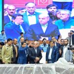 Prime Minister Muhammad Shehbaz Sharif visiting Jinnah Convention Centre to review preparations for the upcoming SCO Head of the Governments Summit