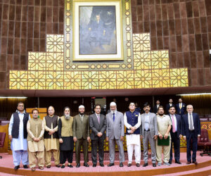 Renowned Islamic Philosopher Dr. Zakir Abdul Karim Naik called on Speaker National Assembly Sardar Ayaz Sadiq at Parliament House.