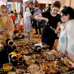 People visiting stalls during the "Daachi Arts & Craft Exhibition" at Pak China Friendship Centre