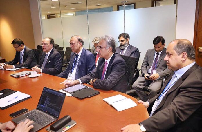 Federal Minister for Finance and Revenue Senator Muhammad Aurangzeb held a meeting with the delegation of Islamic Trade Finance Corporation (ITFC) on the sidelines of the WB/IMF annual meetings