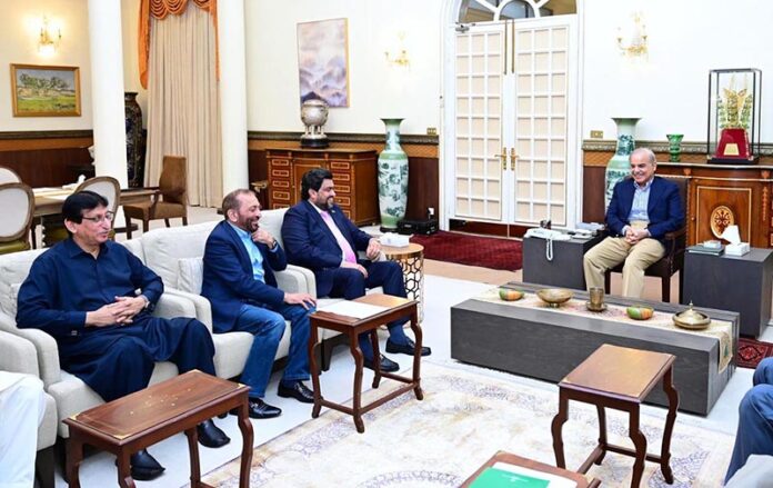 Governor Sindh Kamran Khan Tessori and a delegation of MQM called on Prime Minister Muhammad Shehbaz Sharif