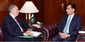 Ambassador of Egypt Dr.Ihab Mohamed Abdelhamid Hassan called on Speaker National Assembly Sardar Ayaz Sadiq at Parliament House.