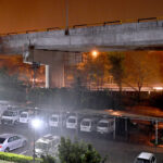 A view of heavy rain in the federal capital