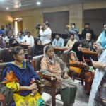 Chairperson Benazir Income Support Programme Rubina Khalid visiting various departments of Staff Training Academy STEVTA Government of Sindh North Karachi