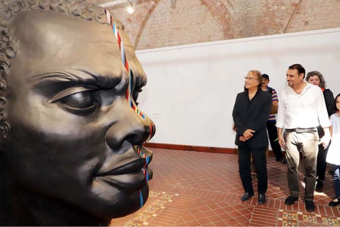 Vice Chancellor NCA, Prof. Dr. Murtaza Jaffrey visiting after inaugurate a grand exhibition of sculpture works at the National College of Arts (NCA)