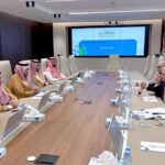 Federal Minister Rana Tanveer Hussain meets with H.E Sami Ibrahim Al Hussaini, Governor, Small and Medium Enterprises General Authority Kingdom of Saudi Arabia