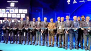 Federal Minister for Interior Mohsin Naqvi visiting SAHA Expo in Istanbul Türkiye.