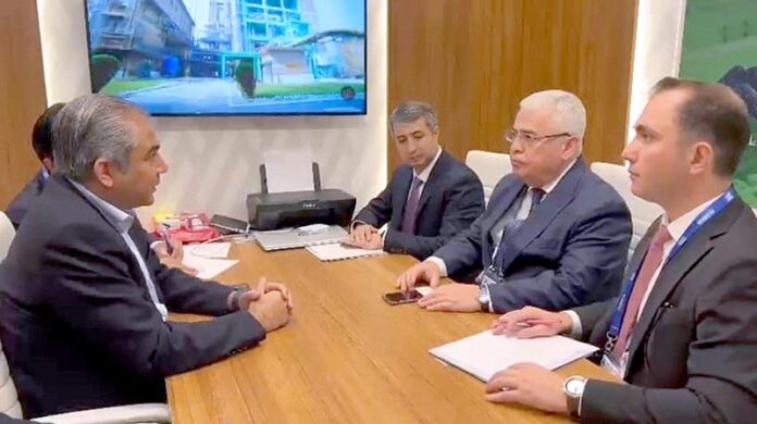 Federal Minister for Interior Mohsin Naqvi in a meeting with Azerbaijan's Minister of State for Interior Aliyev Ismat Rashid in Istanbul