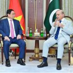 Prime Minister Muhammad Shehbaz Sharif meets Prime Minister Pham Minh Chinh of Vietnam on the sidelines of the 8th Future Investment Initiative (FII) Conference