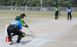 Sindh vs Punjab Blind cricket Teams playing final cricket match at PBCC Blind Cricket Super League 2024