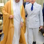 Prime Minister Muhammad Shehbaz Sharif, Minister for Investment of the Kingdom of Saudi Arabia Engineer Khalid bin Abdulaziz Al-Falih and Advisor at the Saudi Royal Court Mohammad Bin Mazyad Al-Tuwaijri arrives for a joint press conference on the sidelines of the 8th Future Investment Initiative Conference