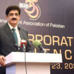 Sindh Chief Minister Syed Murad Ali Shah addressing at the 39th Corporate Excellence Awards presentation by Management Association of Pakistan (MAP)