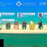 Federal Minister for Industries and Production, Rana Tanveer Hussain addresses the United Nations Industrial Development Organization (UNIDO) Multilateral Industrial Policy Forum in Riyadh