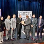 Ambassador Rizwan Saeed Sheikh along with Deputy Speaker of the New York State Assembly Phil Ramos attending screening of "Sister States: Pakistan and New York" Documentary in New York