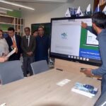 Coordinator to PM on Climate Change Romina Khurshid Alam taking briefing on the G-Tech Hub initiative at the NUST Islamabad campus in Federal Capital