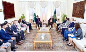 Federal Minister for Economic Affairs, Ahad Cheema in meeting with the delegation of Asian Development Bank.