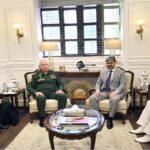 Deputy Minister of Defence of the Russian Federation, Colonel General Alexander V. Fomin, called on Secretary Defence, Lt Gen Muhammad Ali (Retd at Ministry of Defence