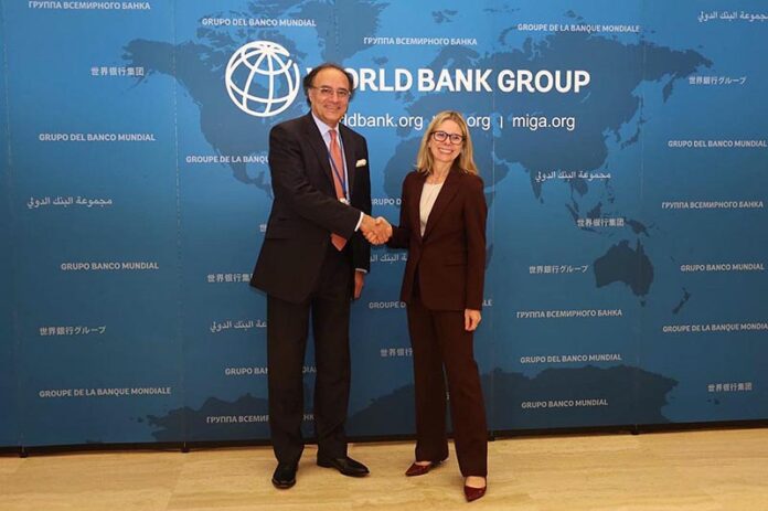 Federal Minister for Finance and Revenue Senator Muhammad Aurangzeb met with Ms. Anna Bjerde, Managing Director of Operations at the World Bank