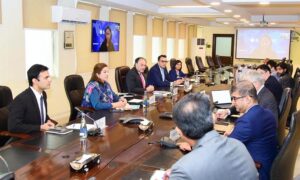 Federal Minister for Finance and Revenue Senator Muhammad Aurangzeb held a meeting with a group of investors led by Barclays at the Finance Division. 