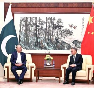 President Asif Ali Zardari visits the Chinese Embassy to offer condolences over the killing of Chinese citizens in a terrorist attack.