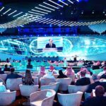 Prime Minister Muhammad Shehbaz Sharif delivering his keynote speech at the 8th meeting of Future Investment Initiative