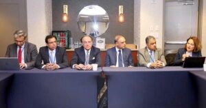 Federal Minister for Finance and Revenue Senator Muhammad Aurangzeb held a Roundtable with Institutional Investors organized by Jeffries International