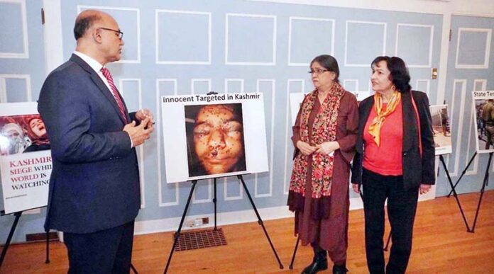 Acting High Commissioner Mr. Faisal Kakar at photo exhibition, held at Pakistan High Commission