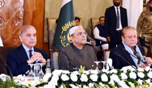 All Parties Conference (APC) on Palestine and Gaza at Aiwan-e-Sadr.