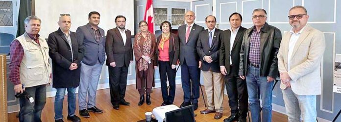 Acting High Commissioner Mr. Faisal Kakar at photo exhibition, held at Pakistan High Commission