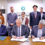 Minister of State for IT and Telecommunication, Ms. Shaza Fatima Khawaja witnessing MoU signing among Jazz, National University of Sciences and Technology (NUST) and National Information Technology Board (NITB)