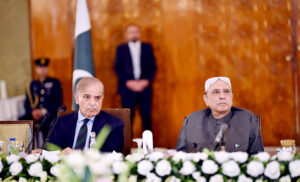 All Parties Conference (APC) on Palestine and Gaza at Aiwan-e-Sadr.
