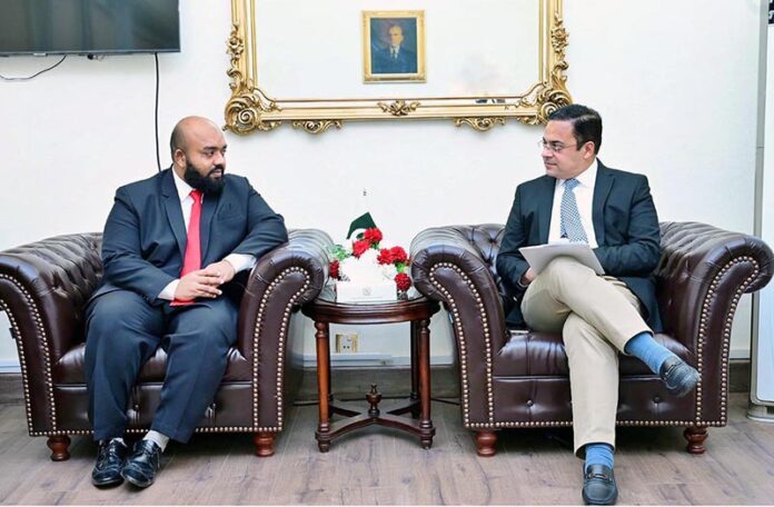 High Commissioner of Maldives to Pakistan, Mr. Muhammad Thoha, calls on Federal Minister for Economic Affairs Mr. Ahad Cheema