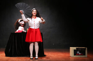 Italian Nina Theatre Puppet Company presents a spectacular show titled "Put Your Heart into It" on the eighth day of the World Culture Festival Karachi-2024 at Arts Council Karachi Auditorium.