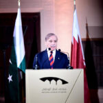 Prime Minister Muhammad Shehbaz Sharif addresses the inaugural ceremony of "Manzar" a 3 month long exhibition celebrating Pakistani art and culture
