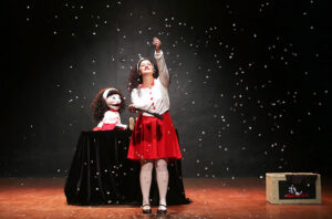 Italian Nina Theatre Puppet Company presents a spectacular show titled "Put Your Heart into It" on the eighth day of the World Culture Festival Karachi-2024 at Arts Council Karachi Auditorium.