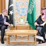 Prime Minister Muhammad Shehbaz Sharif met the Crown Prince and Prime Minister of Saudi Arabia His Royal Highness Mohammed bin Salman on the sidelines of Future Investment Initiative Forum